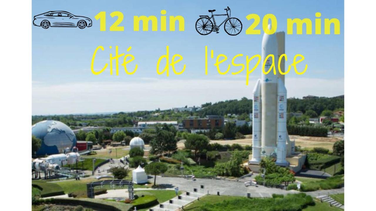 Апартаменты Les Jardins De Rangueil, Parking, Metro, Piscine Тулуза Экстерьер фото