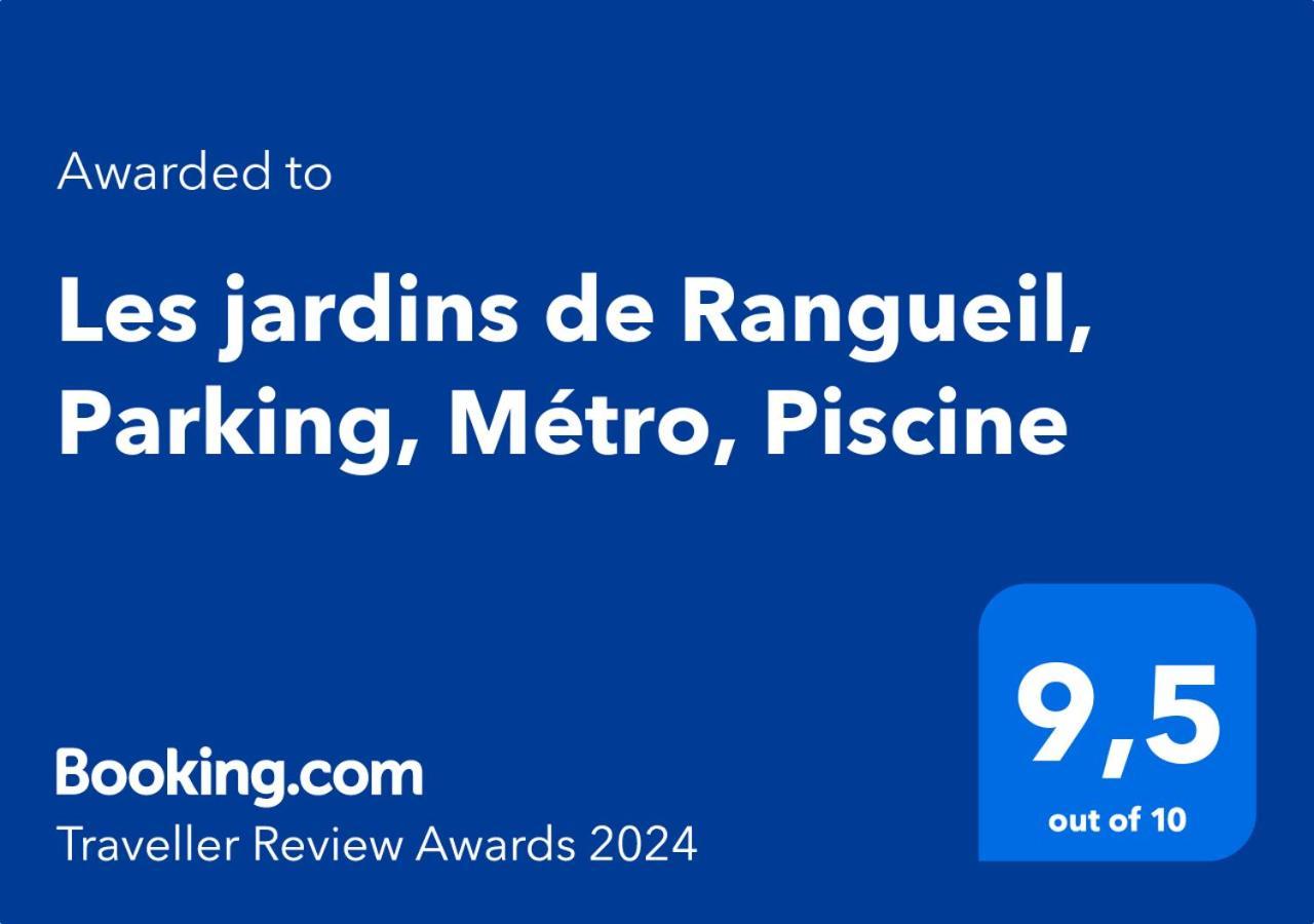 Апартаменты Les Jardins De Rangueil, Parking, Metro, Piscine Тулуза Экстерьер фото